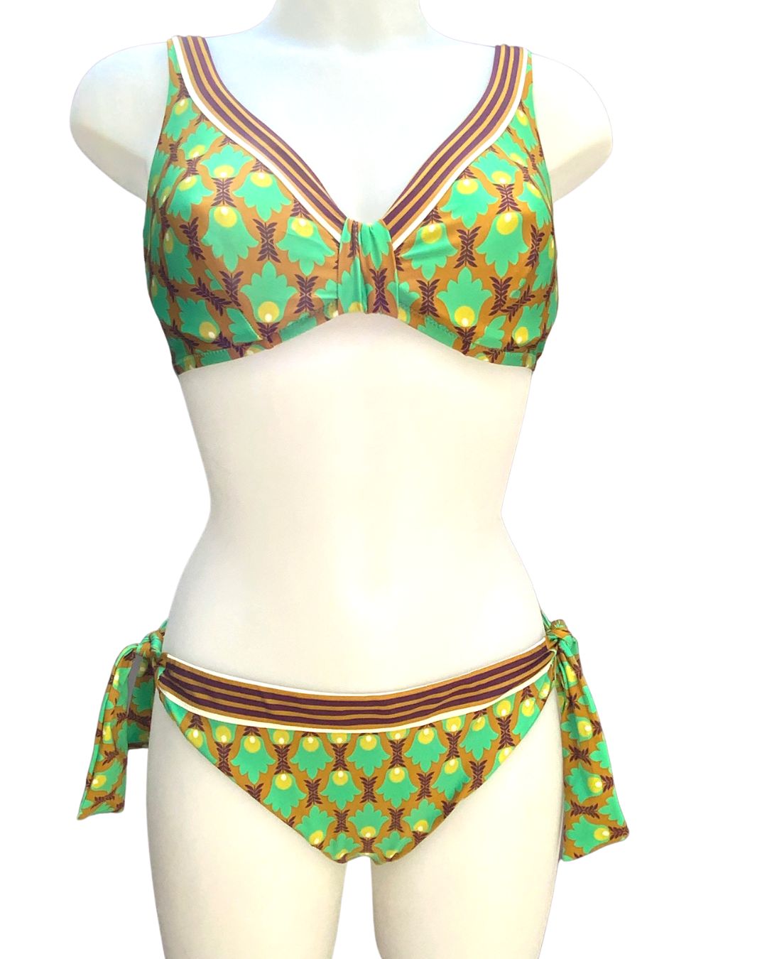 Bikinioberteil - Triangel mit Bügel - Verde, OL-RG503-Verde