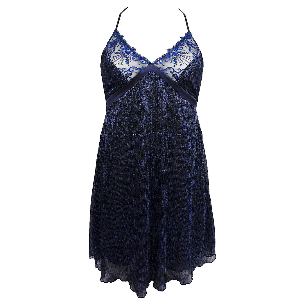 Nuit Folie - Nachthemd Sexy- ALH1212-Blau 
