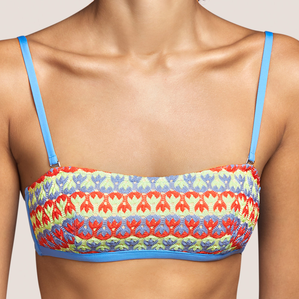 Andres Sarda-Bademoden-Imagine- Bikini Trägerlos unterlegt
