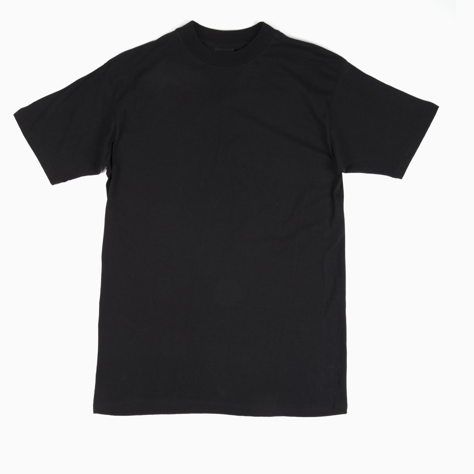 Hom- T-Shirt  U Ausschnitt Schwarz