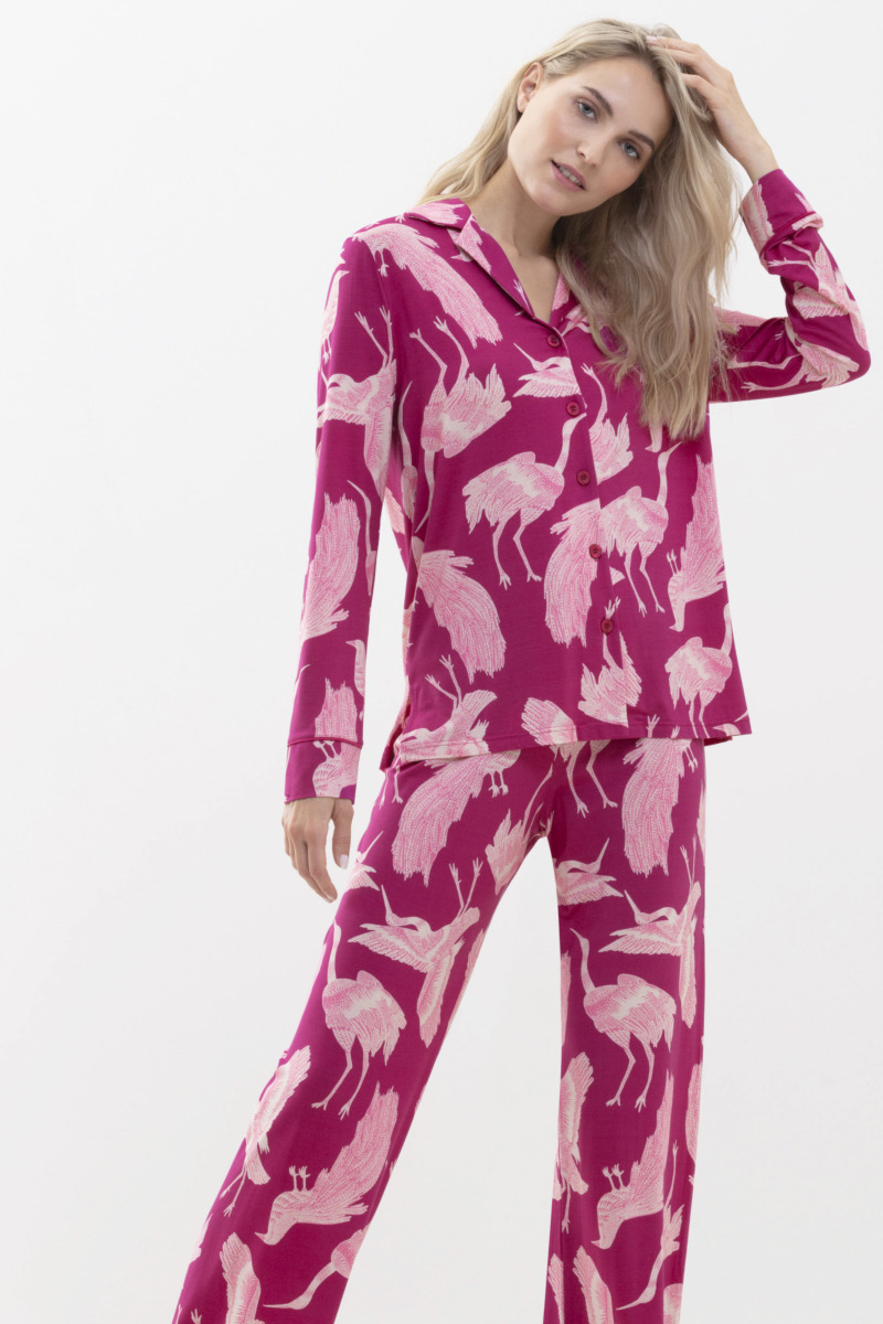 Kyra - Pyjama Shirt Langarm- Mey-16300