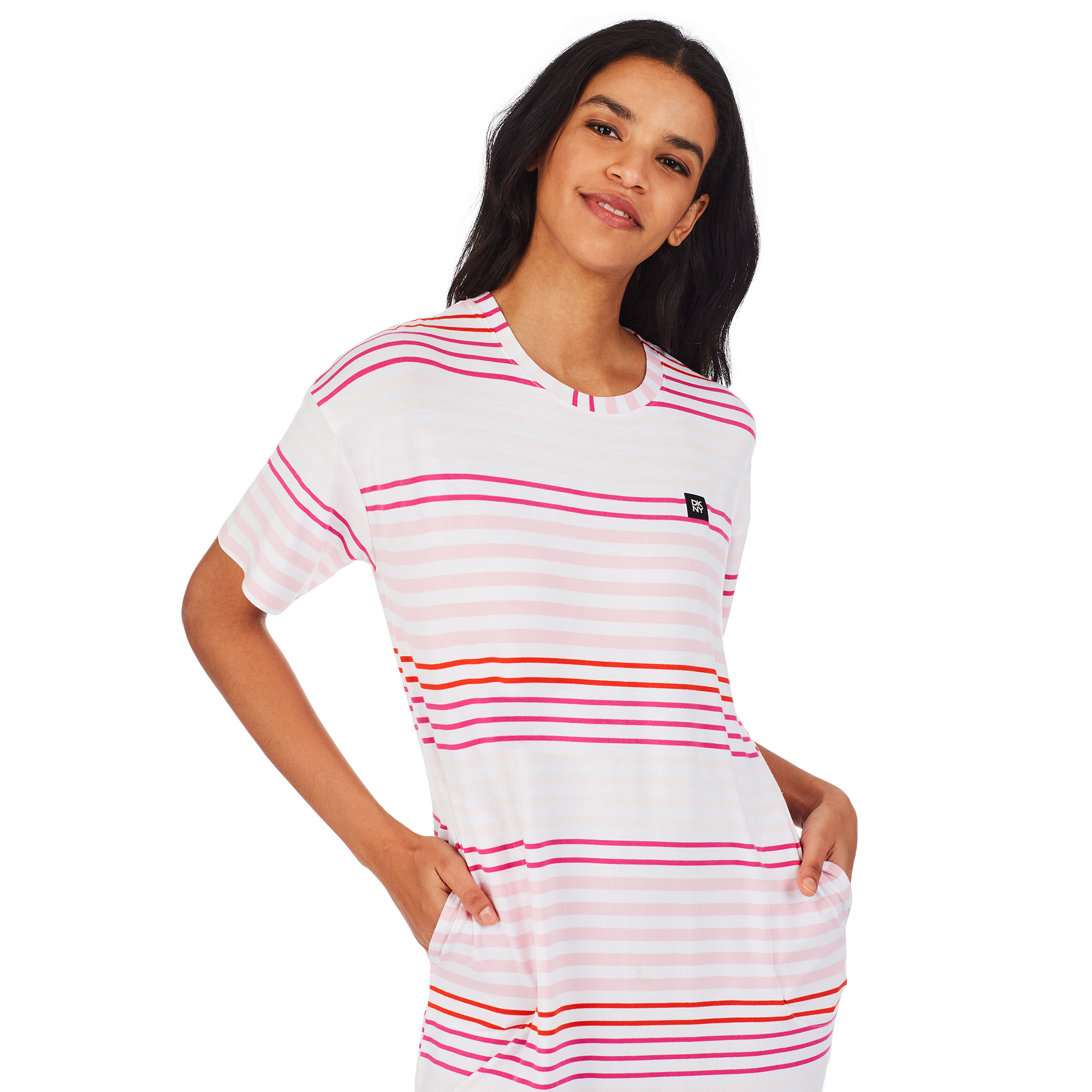 Bright Idea - Sleep Shirt - Sorbet Stripe, DKNY-2322537-SorbetStripe