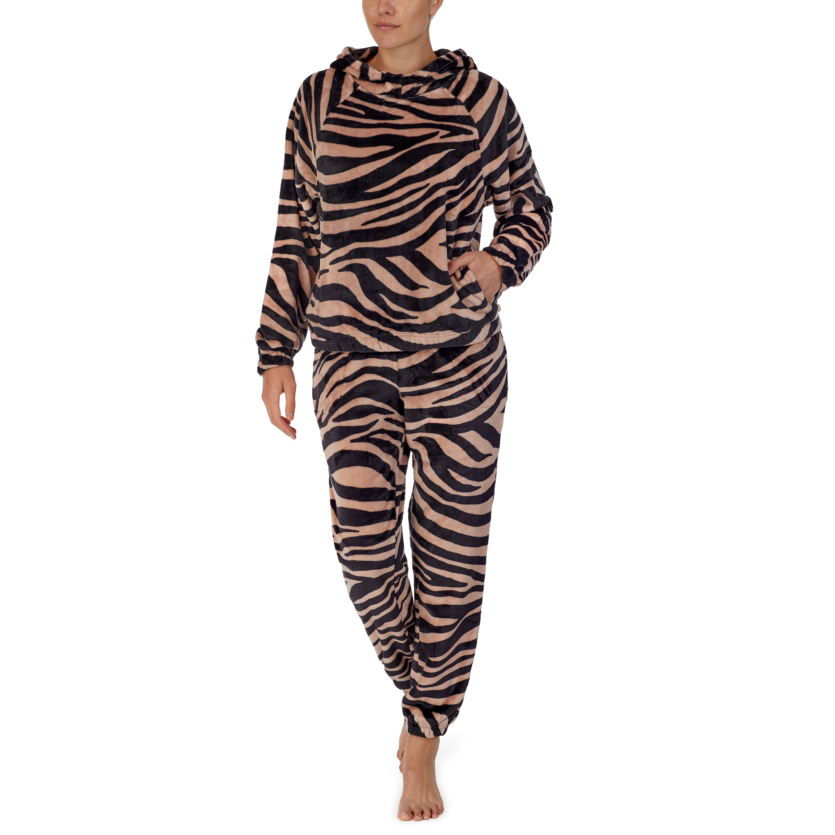 Winter Warm Up - Hausanzug - Jogger Sleep Set- Natural Zebra