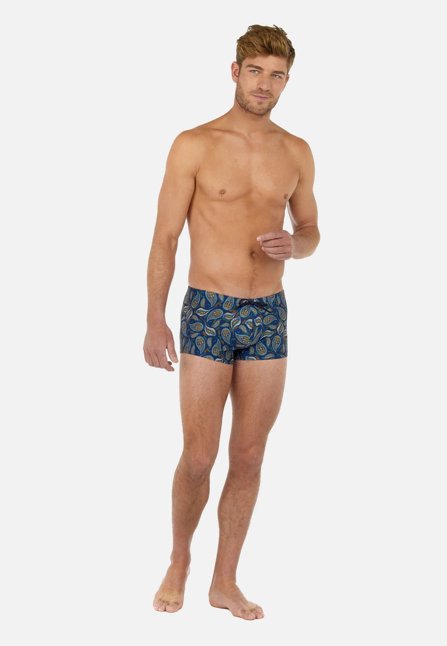 Swim Shorts-  Abaco - Navy Print