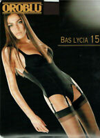 Bas Lycia Straps-Strümpfe - 15 DEN, ohne Gummierung