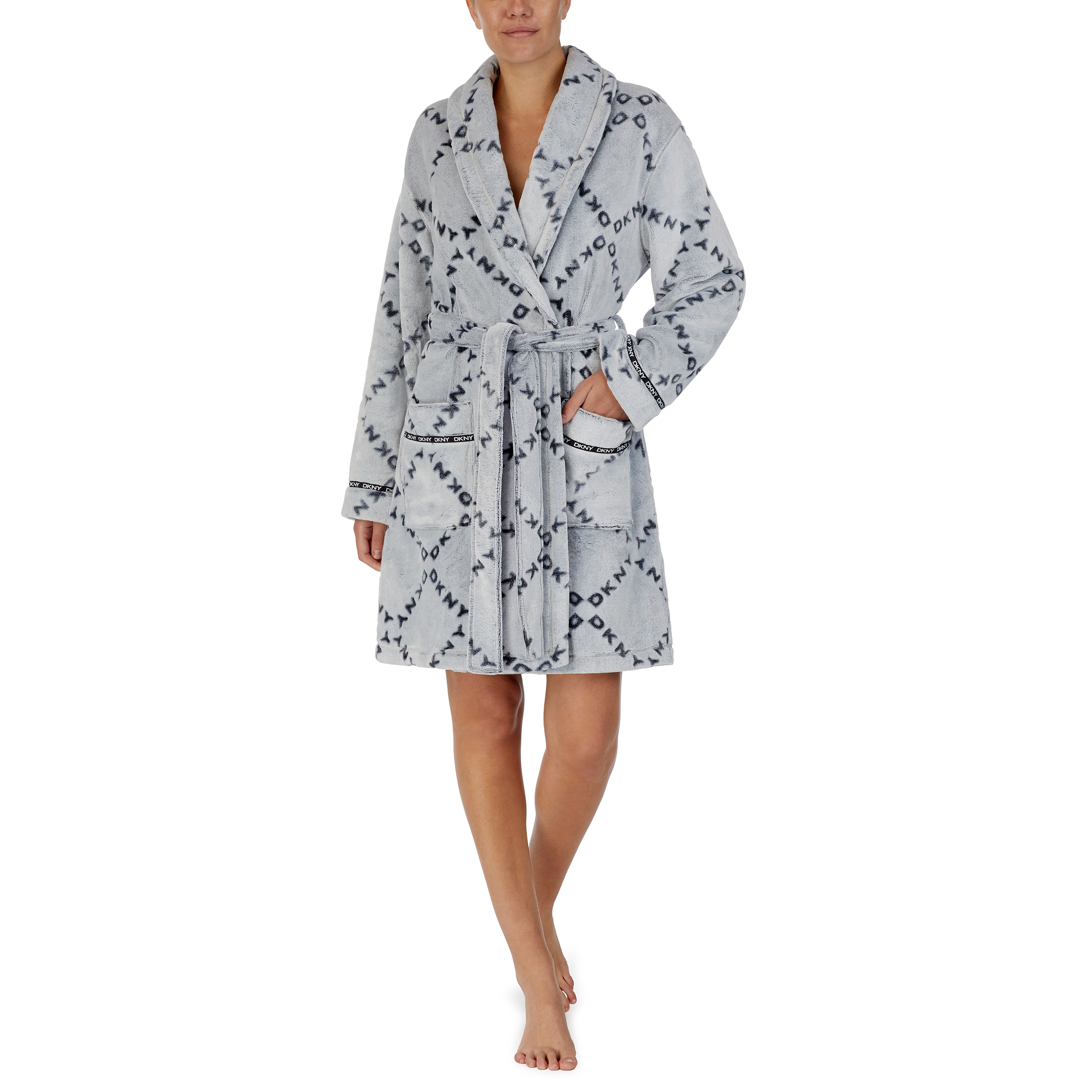Signature Robe - Bademantel - Frosted Grey 