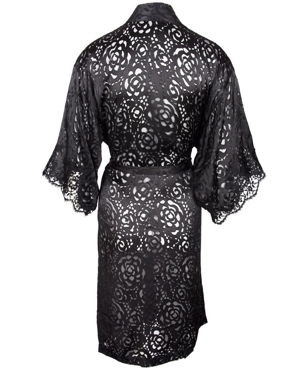 Lise Charmel Negligee oder Kimono Serie Dressing Floral - Detailansicht Rückenansicht