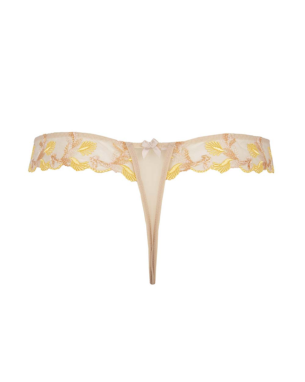 Lise Charmel Sexy String Fleur Aphrodite Gelb - Rückenansicht 