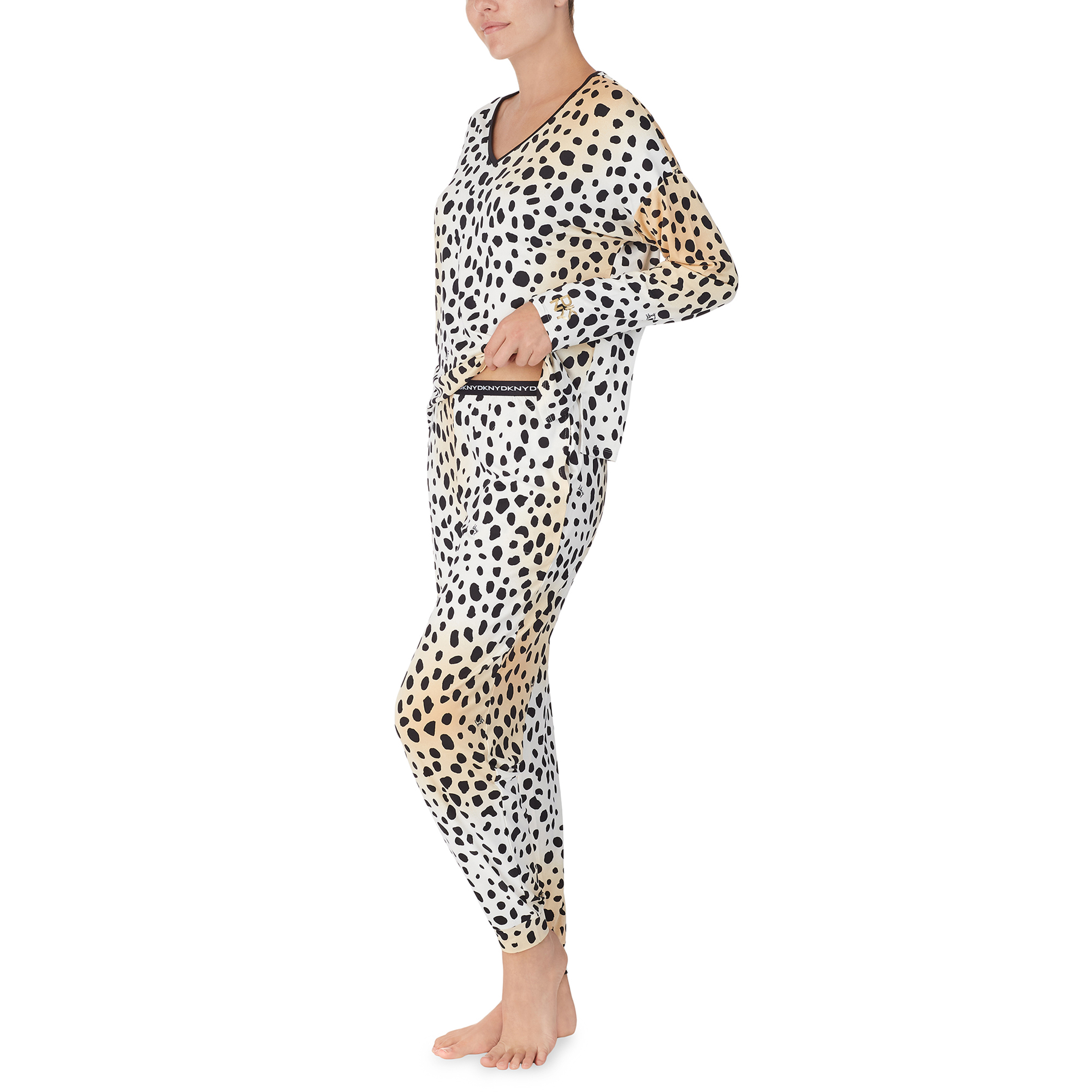 Wishlist - Schlafanzug Jogger Set Natural Cheetah